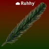 Гілочки штучні ялинові Ruhhy 29 см 40 шт (5900779946392)