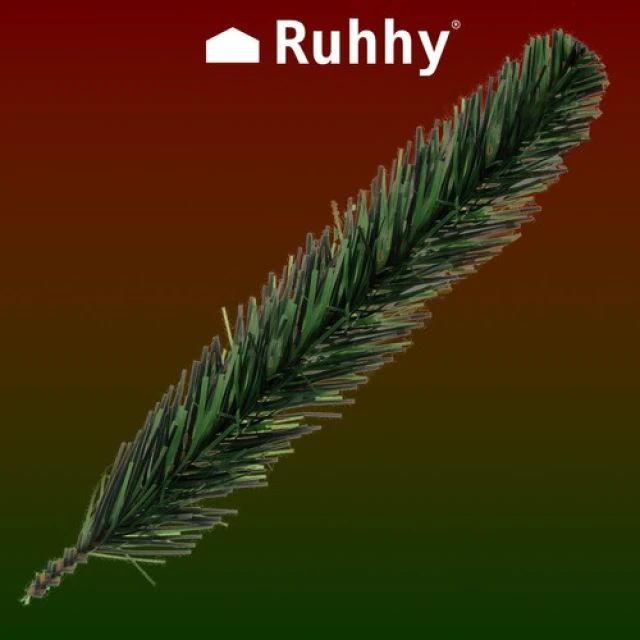Гілочки штучні ялинові Ruhhy 29 см 40 шт (5900779946392)