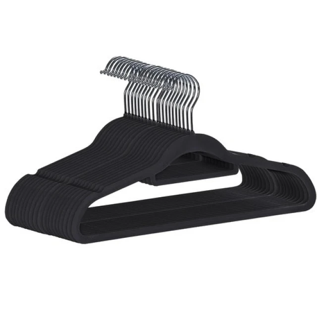 Набор вешалок для одежды Ruhhy 20 шт Black (5900779946521)