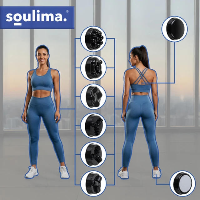 Массажер для тела Soulima 9-в-1 28 Вт (5900779946811)