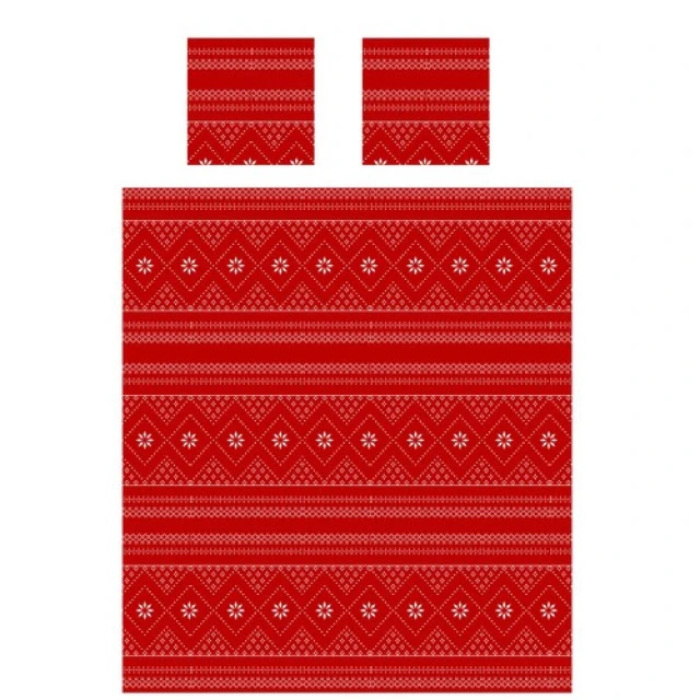Плед Ruhhy 1,6x2 м + 2 наволочки Red (5900779946910)