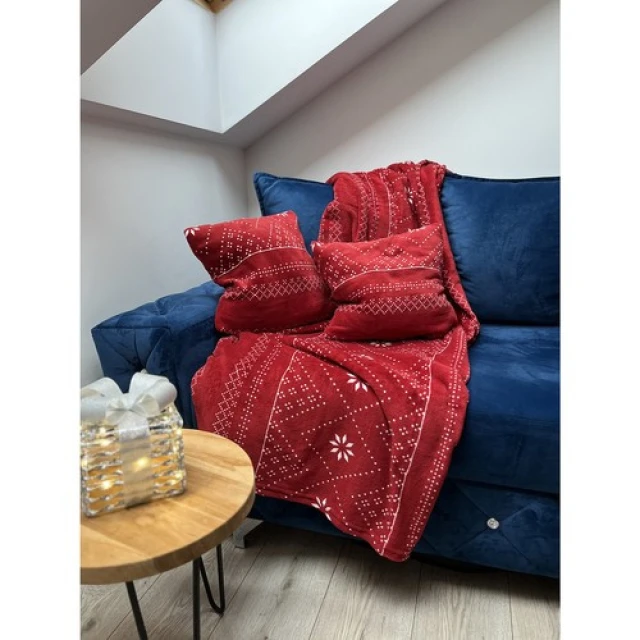 Плед Ruhhy 1,6x2 м + 2 наволочки Red (5900779946910)