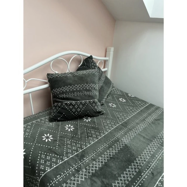 Плед Ruhhy 1,6x2 м + 2 наволочки Grey (5900779946927)
