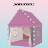 Намет для дітей зі світлодіодними вогниками Kruzzel Pink (5900779947283)
