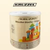 Набір дерев'яних кубиків Kruzzel 100 шт з відром (5900779947344)