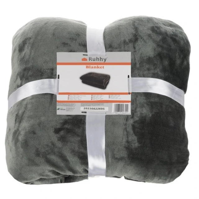 Плед Ruhhy 1,6x2 м Grey (5900779947450)