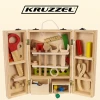Набор деревянных инструментов с ящиком Kruzzel (5900779947467)