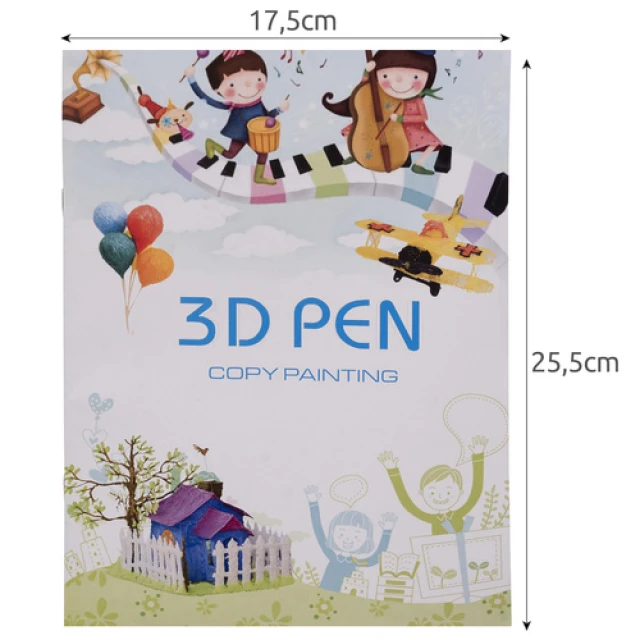 Книга з шаблонами Maaleo для 3D ручки 40 дизайнів (5900779947658)
