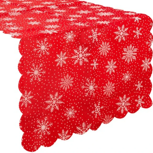 Доріжка святкова на стіл Ruhhy 185x35 см Red (5900779947900)