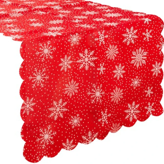 Доріжка на стіл святкова Ruhhy 150x35 см Red (5900779947917)