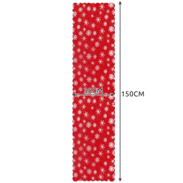 Доріжка на стіл святкова Ruhhy 150x35 см Red (5900779947917)