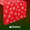 Дорожка праздничная на стол Ruhhy 220x35 см Red (5900779947924)
