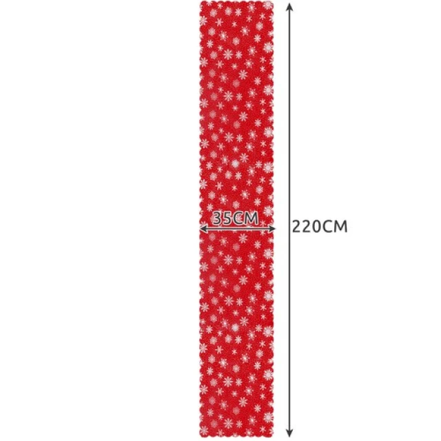 Дорожка праздничная на стол Ruhhy 220x35 см Red (5900779947924)