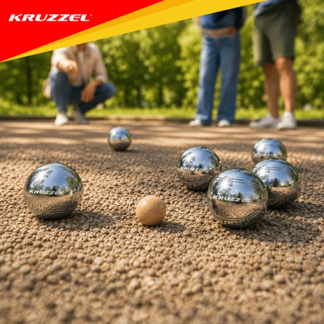 Гра в петанк Kruzzel 8 куль + чохол (5900779948334)