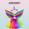 Костюм Єдиноріг Kruzzel спідничка + крила + обідок (5900779948495)