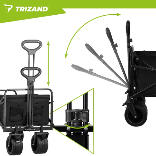Тачка транспортна складна Gardlov 100 кг (5900779948761)