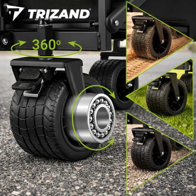 Тачка транспортна складна Gardlov 100 кг (5900779948761)
