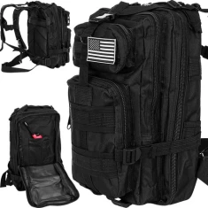 Рюкзак туристичний Trizand 20 л 5 відділень Black (5900779948778)