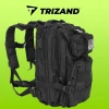 Рюкзак туристичний Trizand 20 л 5 відділень Black (5900779948778)