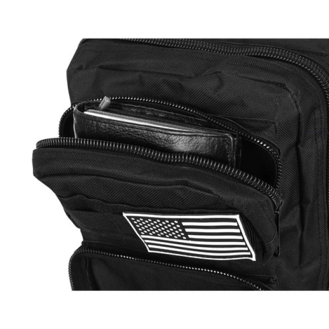 Рюкзак туристичний Trizand 20 л 5 відділень Black (5900779948778)