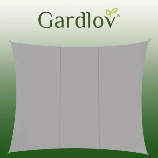 Вітрило сонцезахисне прямокутне Gardlov 4x3 м Gray (5900779948884)