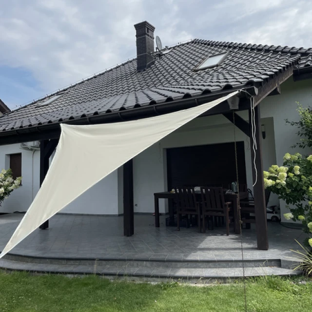 Вітрило сонцезахисне Gardlov 3x3x3 м трикутне Beige (5900779948907)
