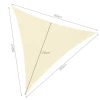 Вітрило сонцезахисне Gardlov 3x3x3 м трикутне Beige (5900779948907)