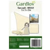 Вітрило сонцезахисне Gardlov 3x3x3 м трикутне Beige (5900779948907)