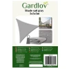 Вітрило сонцезахисне трикутне Gardlov 3x3x3 м Gray (5900779948914)