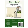 Вітрило сонцезахисне прямокутне Gardlov 3x2 м Beige (5900779948938)