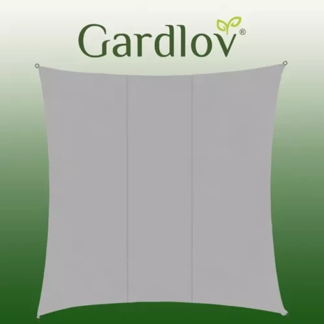 Вітрило сонцезахисне квадратне Gardlov 3.6x3.6 м Gray (5900779948945)