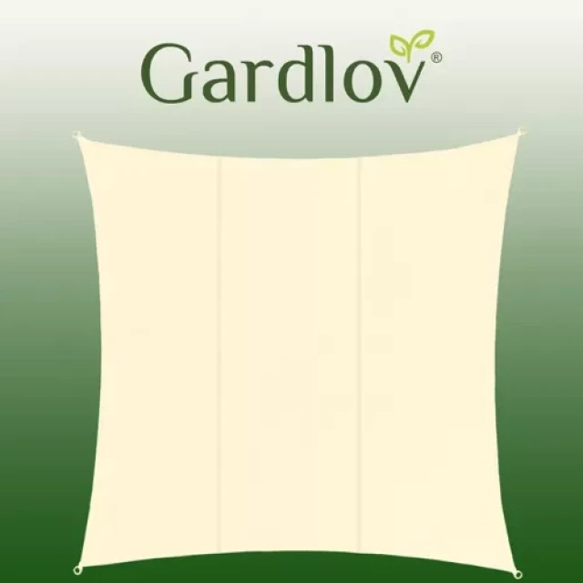 Вітрило сонцезахисне квадратне Gardlov 3.6x3.6 м Beige (5900779948952)