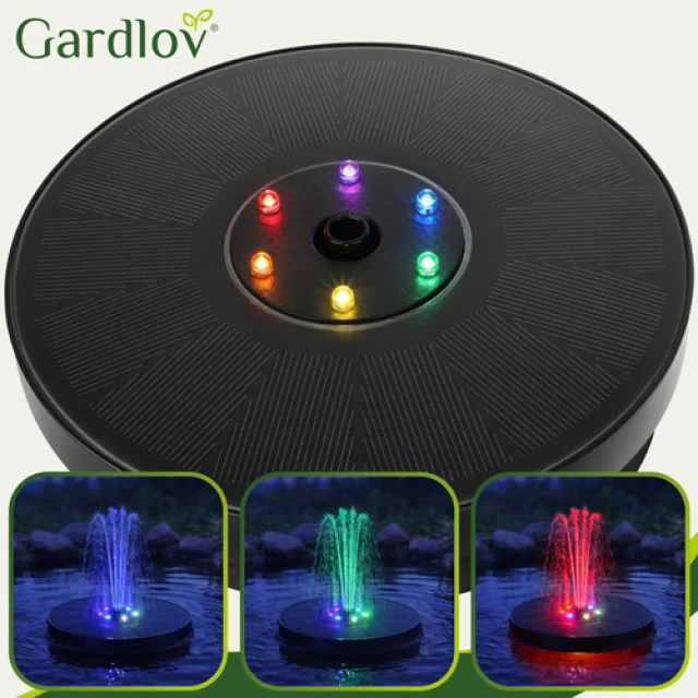 Фонтан плаваючий сонячний Gardlov з LED-підсвіткою (5900779949140)