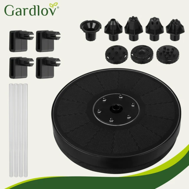 Фонтан плаваючий сонячний Gardlov з LED-підсвіткою (5900779949140)