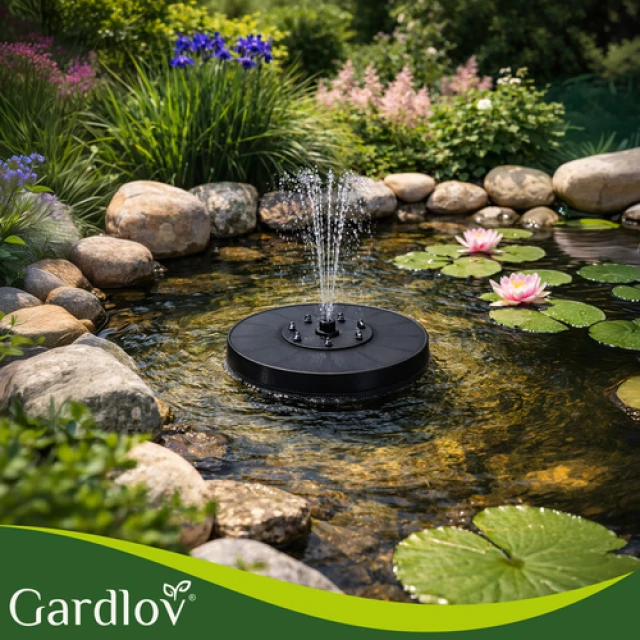 Фонтан плаваючий сонячний Gardlov з LED-підсвіткою (5900779949140)