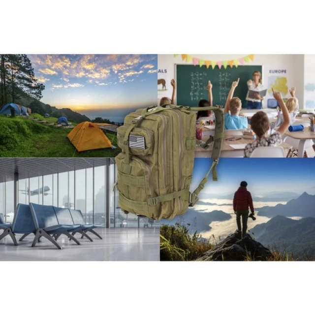Рюкзак туристичний Trizand 26 л Green (5900779949249)