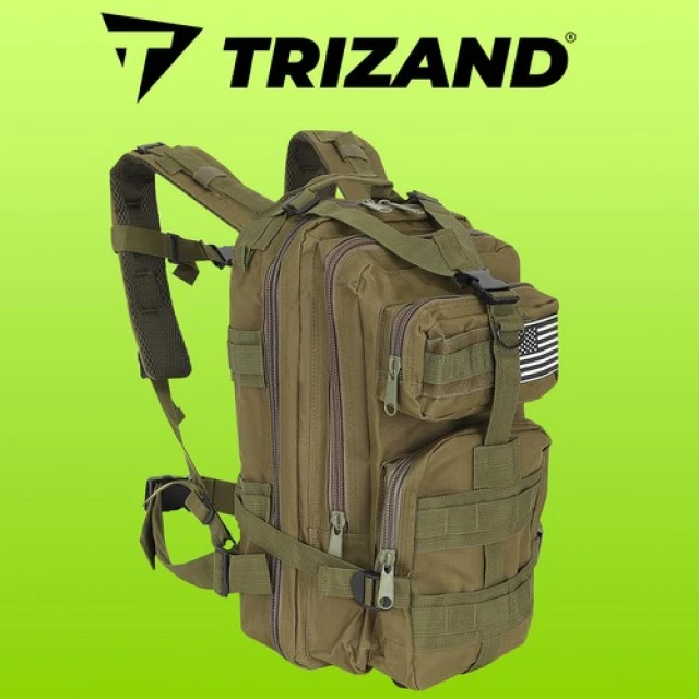 Рюкзак туристичний Trizand 26 л Green (5900779949249)