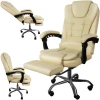Офісне крісло з підставкою для ніг Malatec Beige (5900779949317)