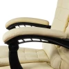 Офісне крісло з підставкою для ніг Malatec Beige (5900779949317)