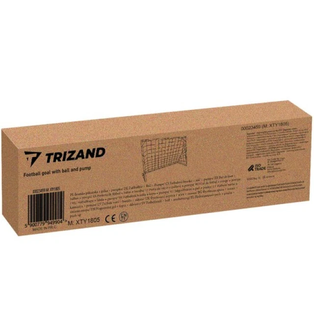 Футбольний набір Trizand ворота + м'яч + насос (5900779949904)