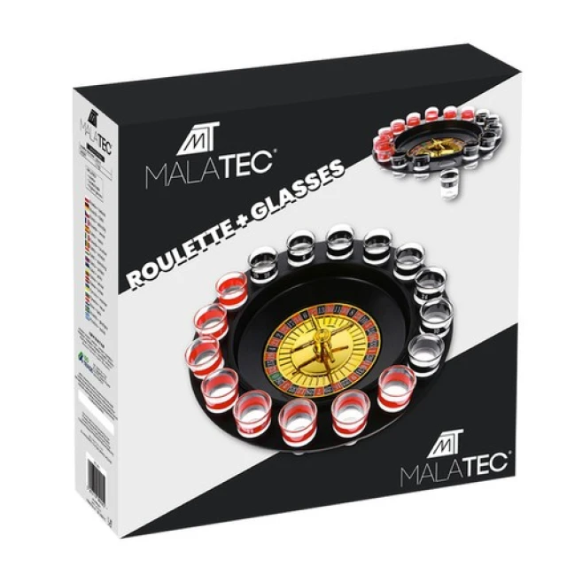 Алкогольна рулетка Malatec з чарками (5900779949942)
