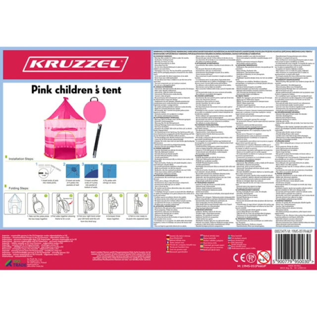 Намет для дітей Kruzzel Pink (5900779950030)