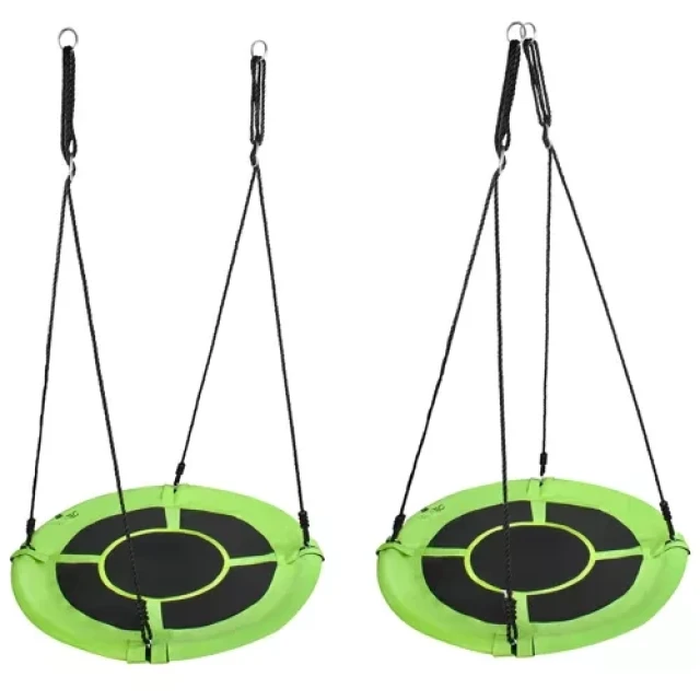 Гойдалка Лелеча гнізда Malatec 120 см до 150 кг Green-Black (5900779950320)
