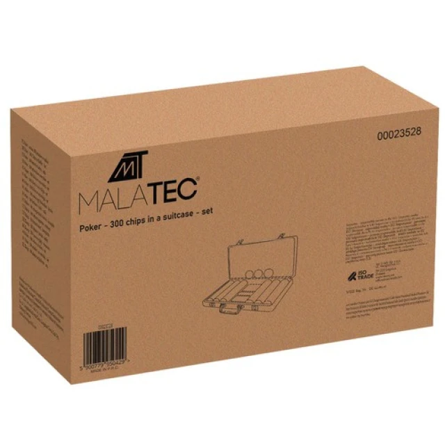 Набір для покеру Malatec 300 фішок у валізі (5900779950429)