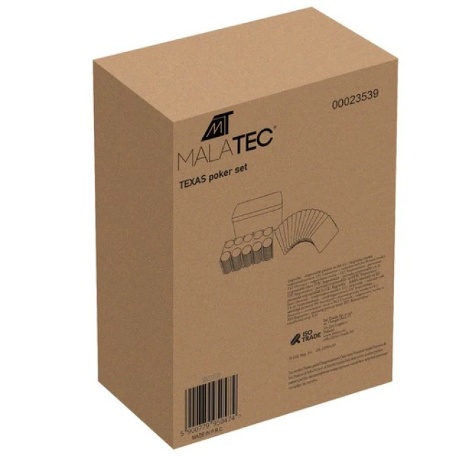 Набір для покеру Malatec Texas 200 фішок (5900779950474)