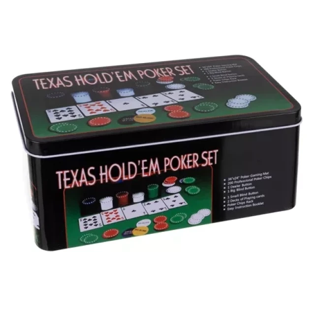 Набір для покеру Malatec Texas 200 фішок (5900779950474)