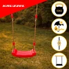 Гойдалка дитяча профільоване сидіння Kruzzel Red (5900779950603)