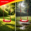 Гойдалка дитяча профільоване сидіння Kruzzel Red (5900779950603)