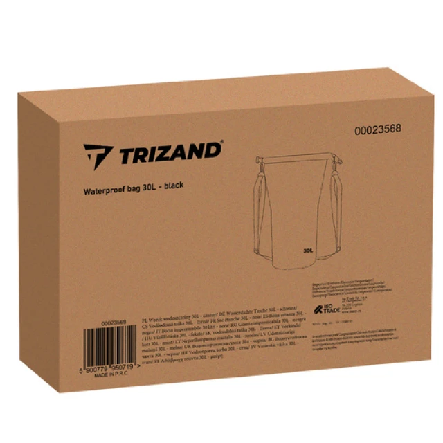 Гермомішок Trizand 30 л Black (5900779950719)