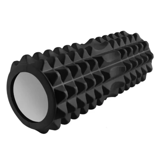 Ролик для масажу з виступами Trizand Black (5900779950733)
